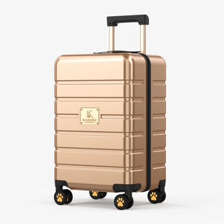Kadore Pet Luggage paw print wheel detail
